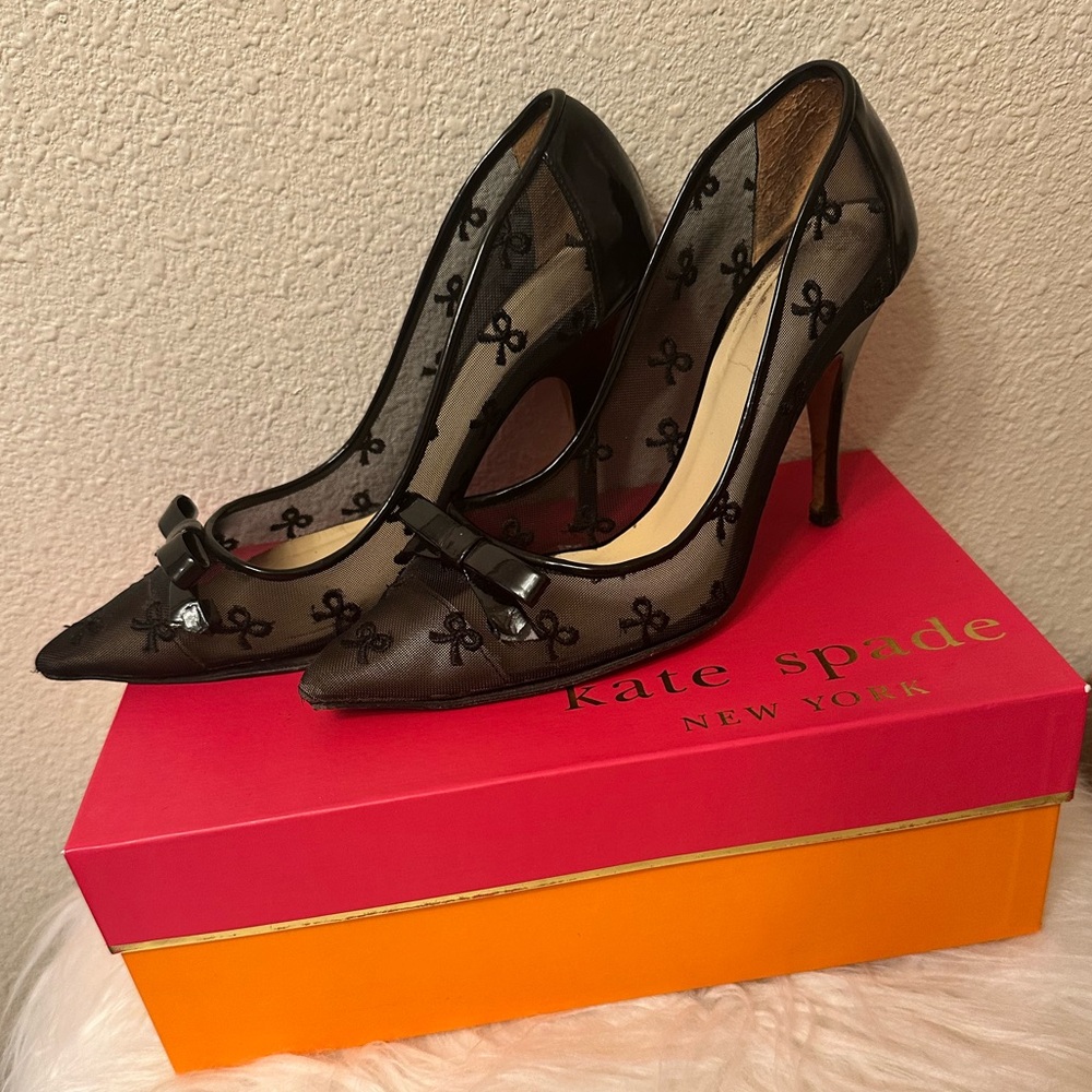 ♠️Kate Spade Bow Mesh Heels♠️